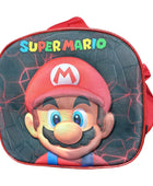Mochila Escolar Lapicera Lonchera Térmica 3piezas Mochilas Para Niños Primaria Con Gran Capacidad  Dibujo 3D Mario Bross