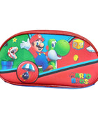 Mochila Escolar Lapicera Lonchera Térmica 3piezas Mochilas Para Niños Primaria Con Gran Capacidad  Dibujo 3D Mario Bross