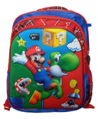Mochila Escolar Lapicera Lonchera Térmica 3piezas Mochilas Para Niños Primaria Con Gran Capacidad  Dibujo 3D Mario Bross