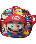 Mochila Escolar Lapicera Lonchera Térmica 3piezas Mochilas Para Niños Primaria Con Gran Capacidad  Dibujo 3D Mario Bross