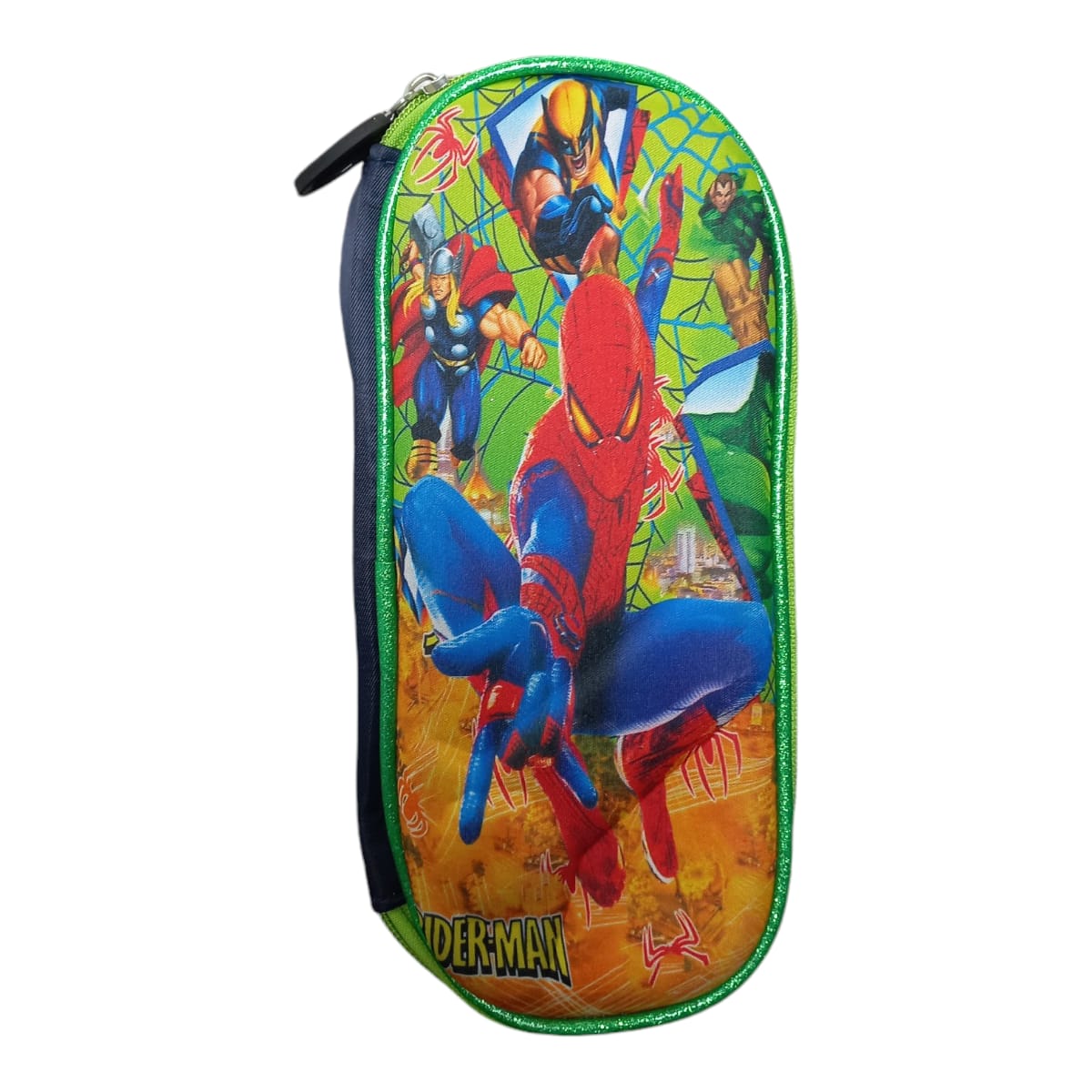 Mochila Escolar Lapicera Lonchera Térmica 3piezas Mochilas Para Niños Primaria Con Gran Capacidad Spider Man