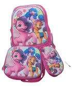 Mochila Escolar Lapicera Lonchera Térmica 3piezas Mochilas Para Niños Primaria Con Gran Capacidad  My Little Pony