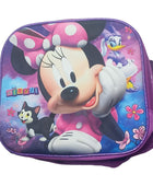 Mochila Escolar Lapicera Lonchera Térmica 3piezas Mochilas Para Niños Primaria Con Gran Capacidad Dibujo 3D Minnie