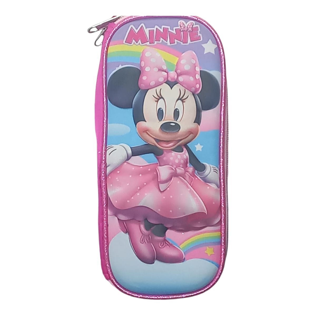 Mochila Escolar Lapicera Lonchera Térmica 3piezas Mochilas Para Niños Primaria Con Gran Capacidad Dibujo 3D Minnie