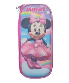 Mochila Escolar Lapicera Lonchera Térmica 3piezas Mochilas Para Niños Primaria Con Gran Capacidad Dibujo 3D Minnie