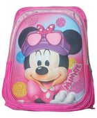Mochila Escolar Lapicera Lonchera Térmica 3piezas Mochilas Para Niños Primaria Con Gran Capacidad Dibujo 3D Minnie