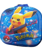 Mochila Escolar Lapicera Lonchera Térmica 3piezas Mochilas Para Niños Primaria Con Gran Capacidad Dibujo 3D Pikachu