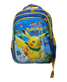 Mochila Escolar Lapicera Lonchera Térmica 3piezas Mochilas Para Niños Primaria Con Gran Capacidad Dibujo 3D Pikachu