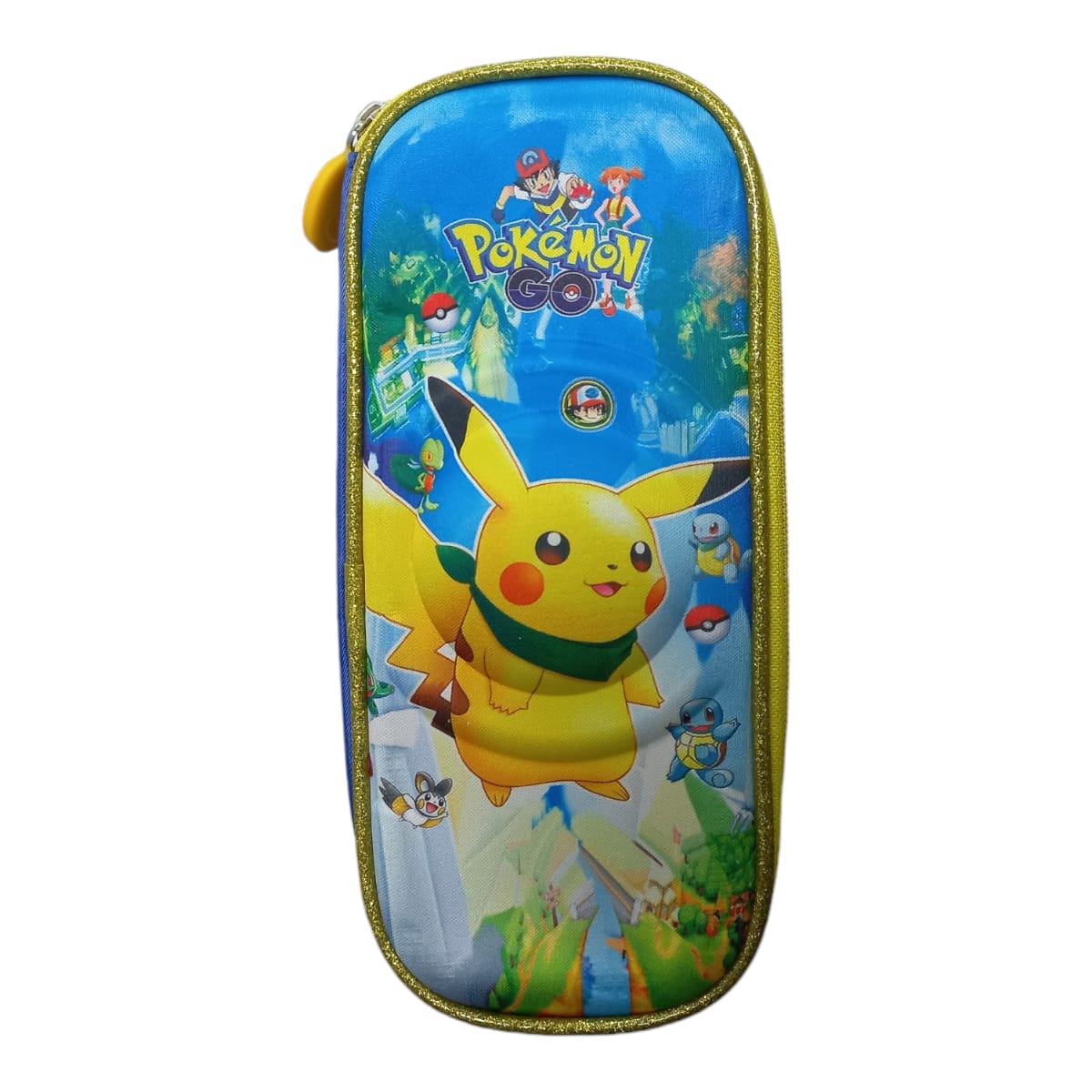 Mochila Escolar Lapicera Lonchera Térmica 3piezas Mochilas Para Niños Primaria Con Gran Capacidad Dibujo 3D Pikachu