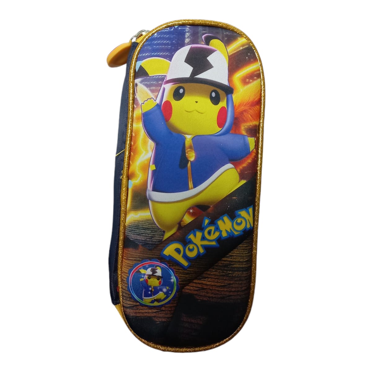 Mochila Escolar Lapicera Lonchera Térmica 3piezas Mochilas Para Niños Primaria Con Gran Capacidad Dibujo 3D Pikachu