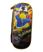 Mochila Escolar Lapicera Lonchera Térmica 3piezas Mochilas Para Niños Primaria Con Gran Capacidad Dibujo 3D Pikachu