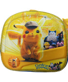 Mochila Escolar Lapicera Lonchera Térmica 3piezas Mochilas Para Niños Primaria Con Gran Capacidad Dibujo 3D Pikachu