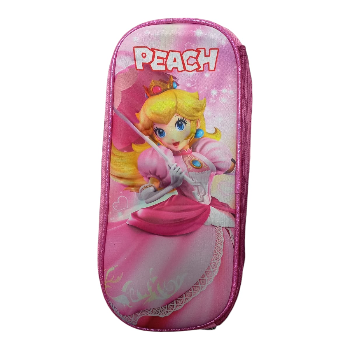 Mochila Escolar Lapicera Lonchera Térmica 3piezas Mochilas Para Niños Primaria Con Gran Capacidad Dibujo 3D Peach