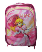 Mochila Escolar Lapicera Lonchera Térmica 3piezas Mochilas Para Niños Primaria Con Gran Capacidad Dibujo 3D Peach