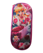 Mochila Escolar Lapicera Lonchera Térmica 3piezas Mochilas Para Niños Primaria Con Gran Capacidad Dibujo 3D Peach