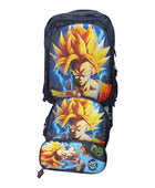 Mochila Escolar Lapicera Lonchera Térmica 3piezas Mochilas Para Niños Primaria Con Gran Capacidad Dibujo 3D Dragon Ball