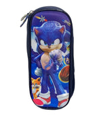 Mochila Escolar Lapicera Lonchera Térmica 3piezas Mochilas Para Niños Primaria Con Gran Capacidad Dibujo 3D Sonic