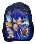 Mochila Escolar Lapicera Lonchera Térmica 3piezas Mochilas Para Niños Primaria Con Gran Capacidad Dibujo 3D Sonic