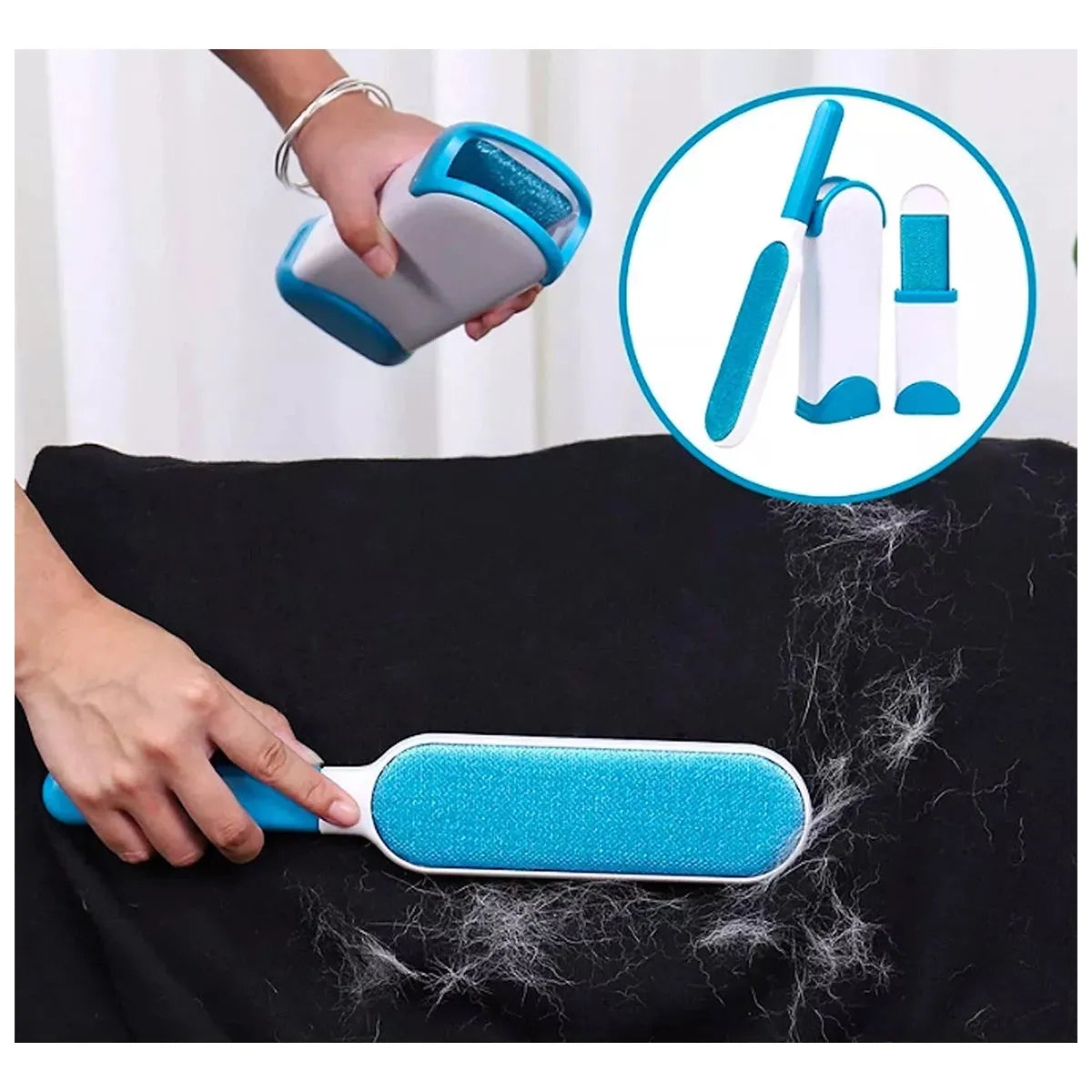 Cepillo Removedor De Pelo Y Pelusa De Mascota Muebles Ropa