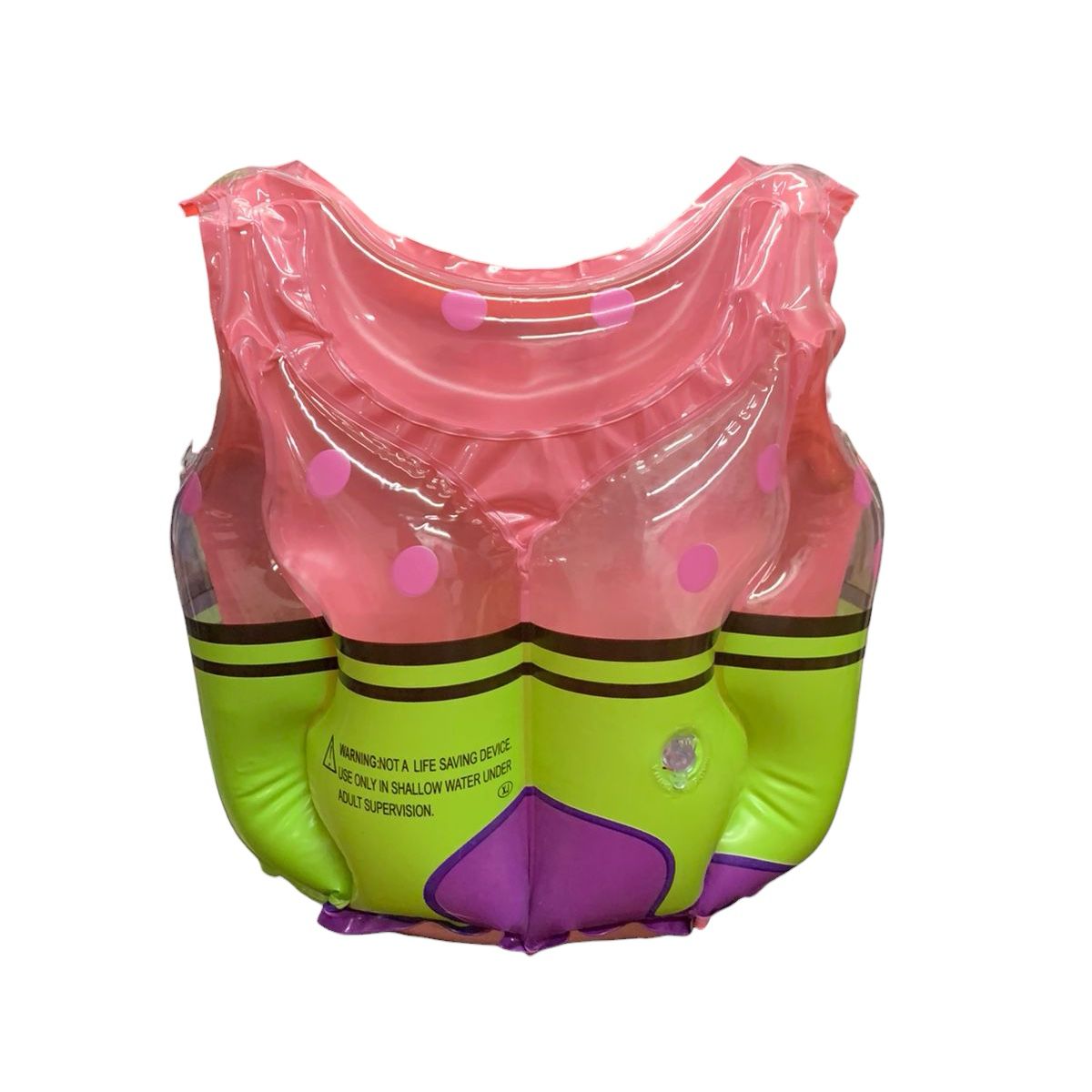 Chaleco Flotador Salvavidas Infantil Personajes Bob Sponja