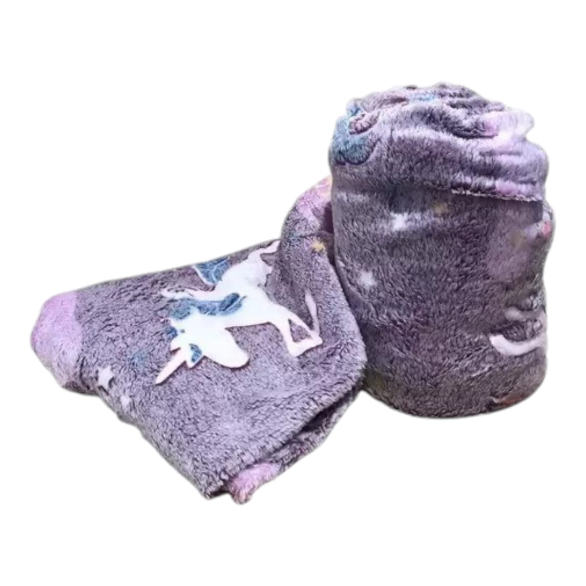 Cobija Frazada Individual Mágica Brilla Obscuridad Glow Dark