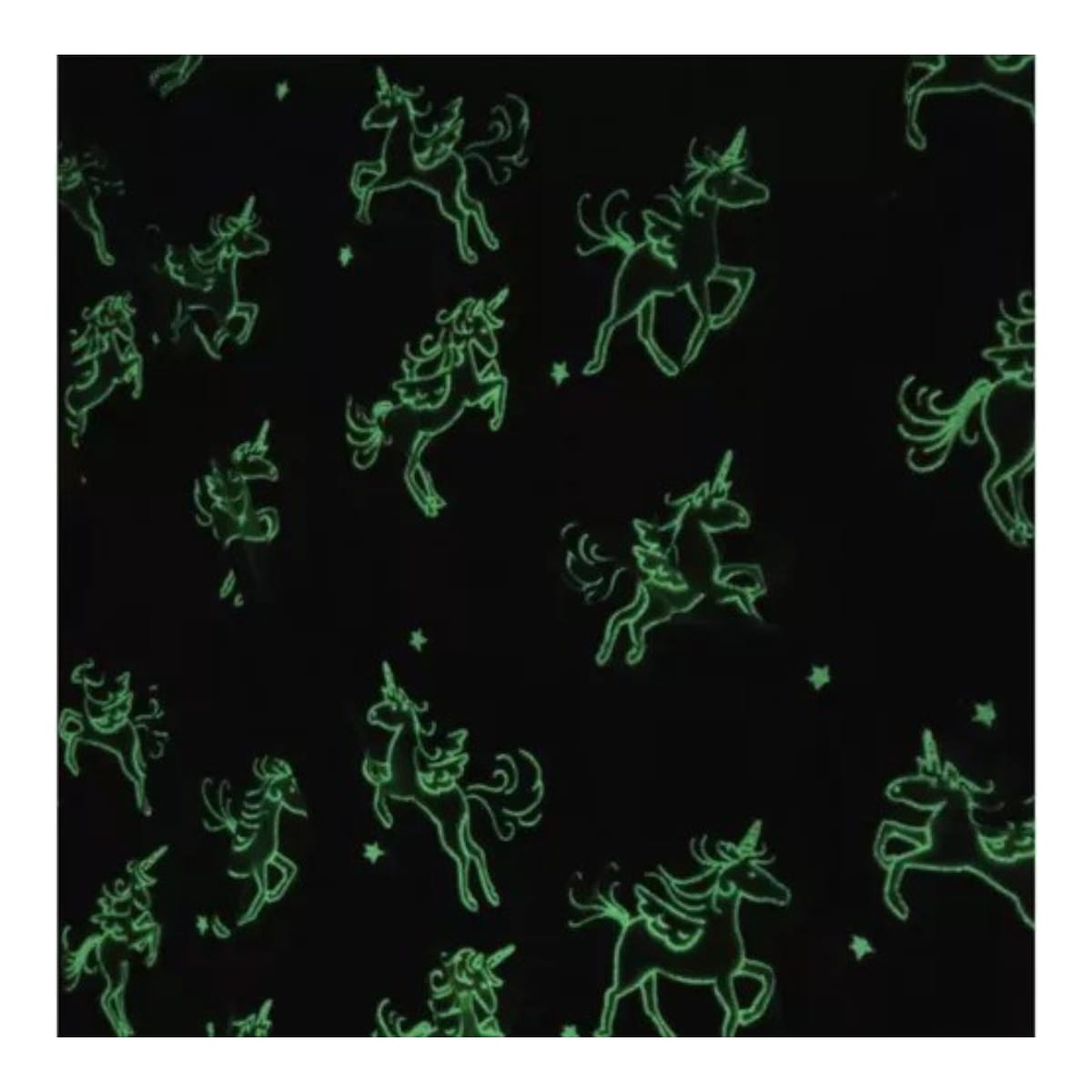 Cobija Frazada Individual Mágica Brilla Obscuridad Glow Dark