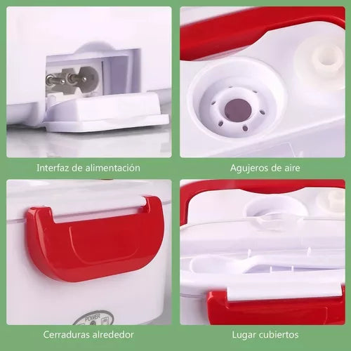 Lonchera Eléctrica Portátil Con Calefacción Térmica De 110v