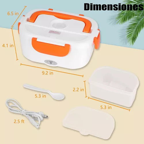 Lonchera Eléctrica Portátil Con Calefacción Térmica De 110v