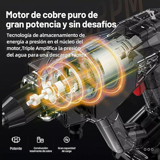 Pistola Hidrolavadora Inalámbrica Portátil 48V