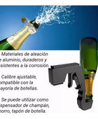 Pistola Gun Shots Champagne Botella Cerveza Para Fiesta