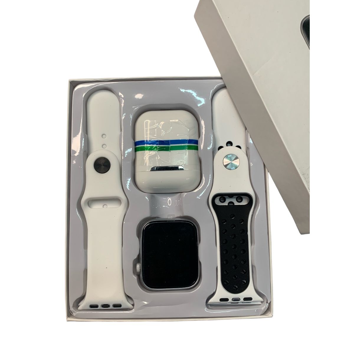 Reloj Llamada Inteligente Smart Watch T55 Pro Max Con Audífonos 2 En 1