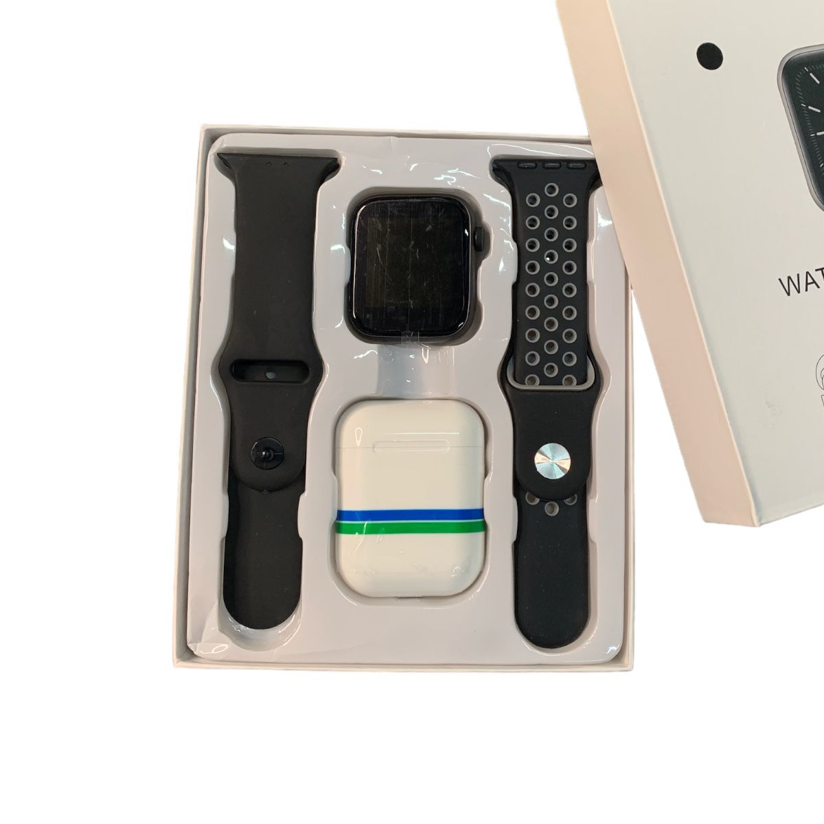 Reloj Llamada Inteligente Smart Watch T55 Pro Max Con Audífonos 2 En 1