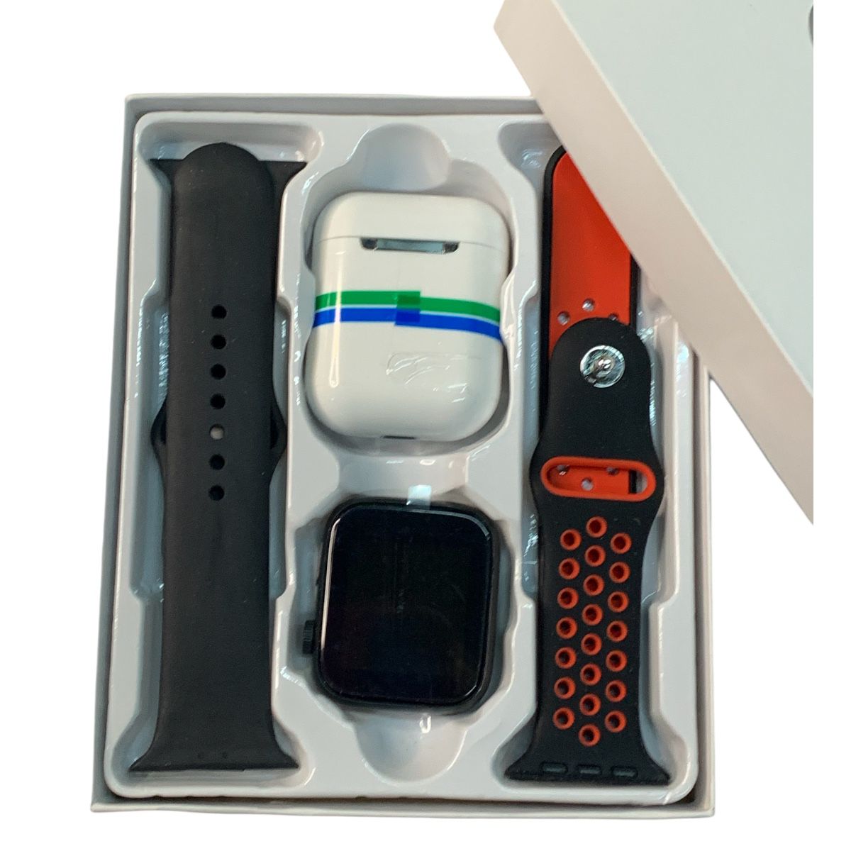 Reloj Llamada Inteligente Smart Watch T55 Pro Max Con Audífonos 2 En 1