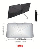 Paraguas Sombrilla Protector Parabrisas Rectráctil Interior Carro