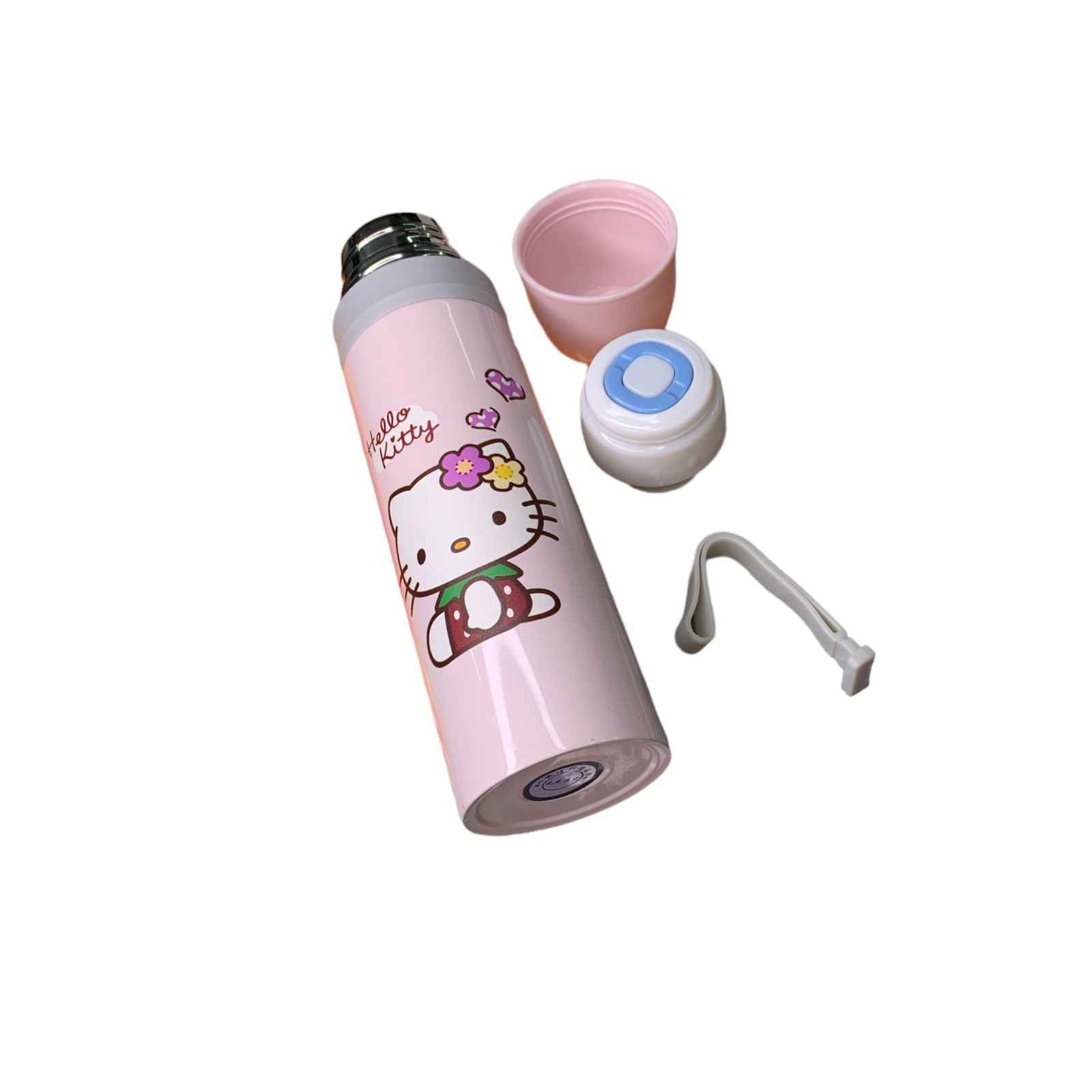Termo Hello Kitty Acero Inoxidable Tapa Servidor Vaso Te