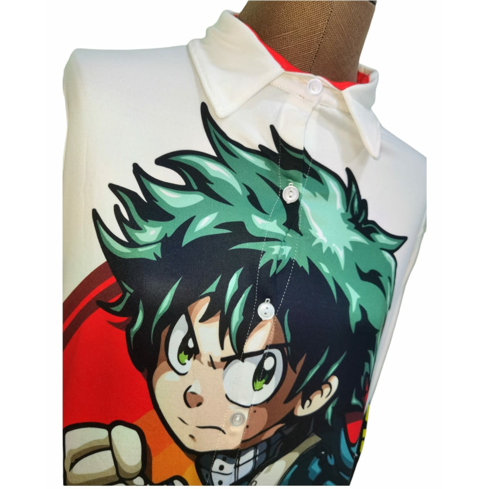Maxiblusa Camisa Izuku Midoriya My Hero Academia Manga Japón