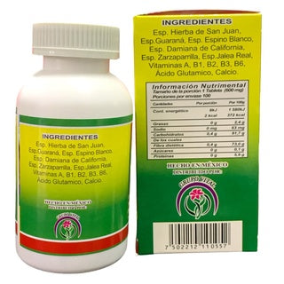 Hierba De San Juan - 100 Tabletas - Antidepresivo Y Ansiedad