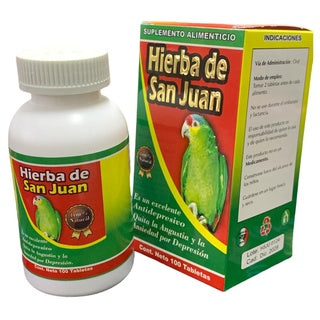 Hierba De San Juan - 100 Tabletas - Antidepresivo Y Ansiedad