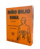 Riño Biliosina 15 Capsulas Diuretico Para Los Riñones 3 Pzas  --  45 Capsulas en total