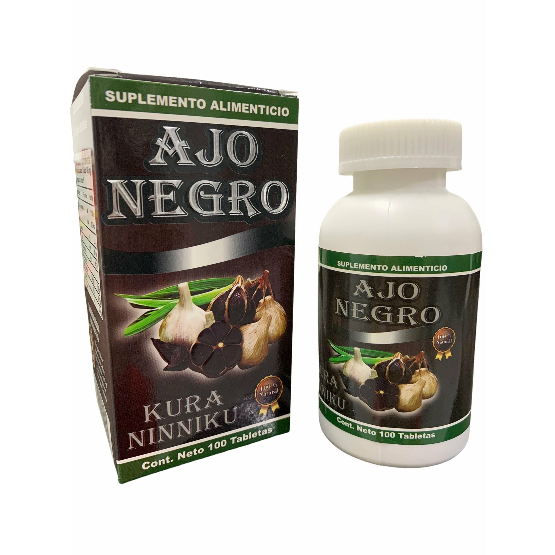 Ajo Negro Japones Kura Ninniku Original Con 100 Tabletas