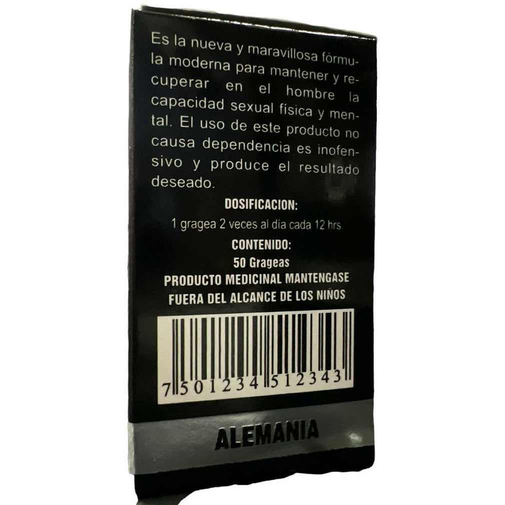 Sukrol Vigor Original Hombre 50 Grageas Vigor Sexual, Cerebro Y Nervios