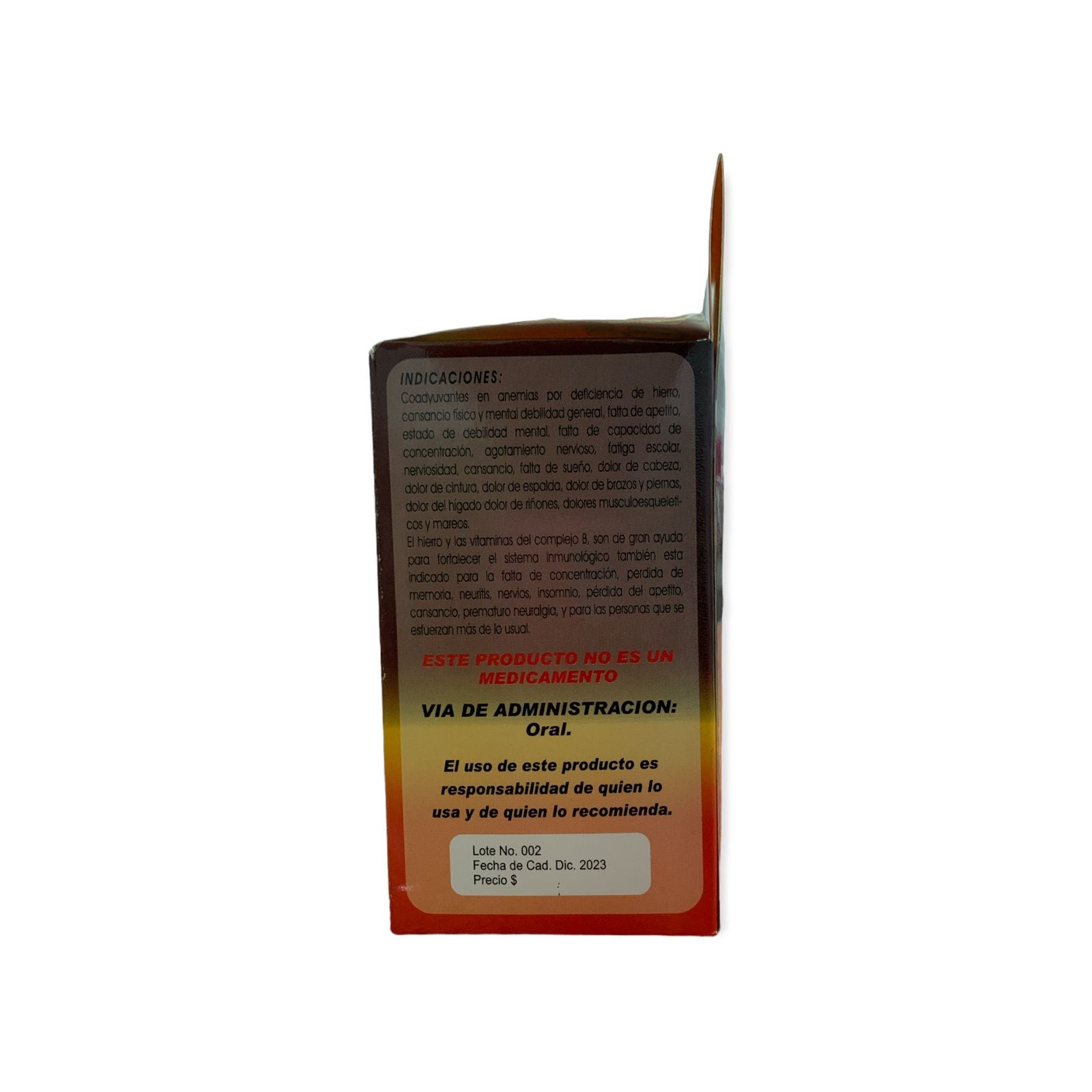 Hierro Bellodec-tta Neurobion B12 con 60 Tabletas