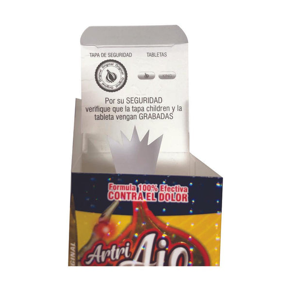 Artri Ajo King Frasco 100 Tabletas Ortiga Y Omega 3 Original