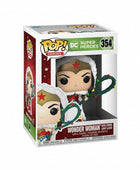 Funko Pop Wonder Woman Con Lazo De Luces Navideñas #354