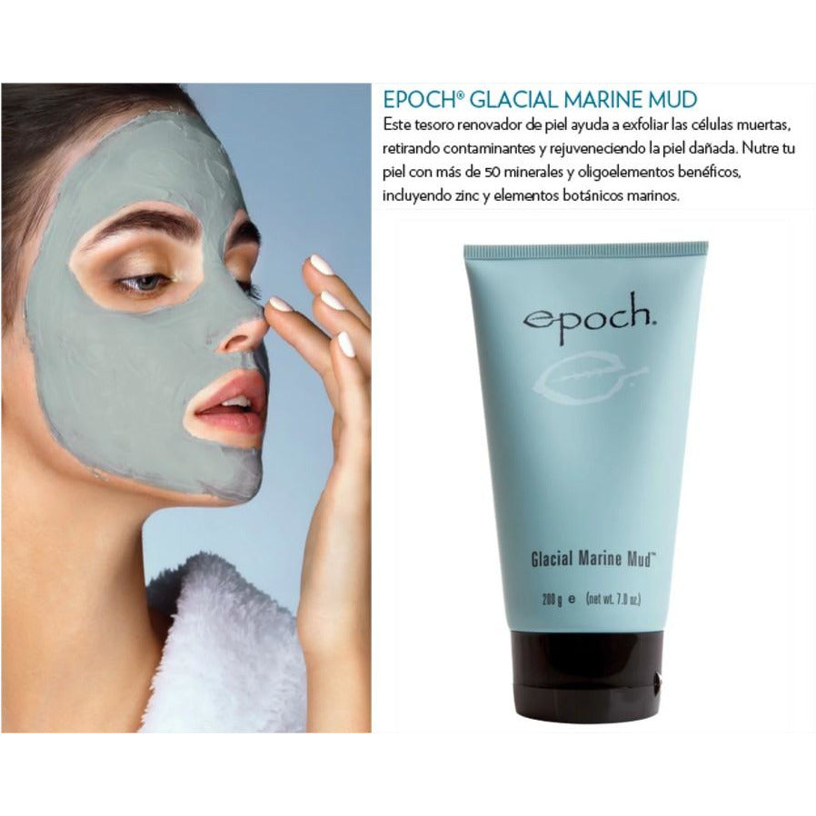 Macarilla Barro Glacial Marino Epoch® Nu Skin® Acné Grasa Estrías